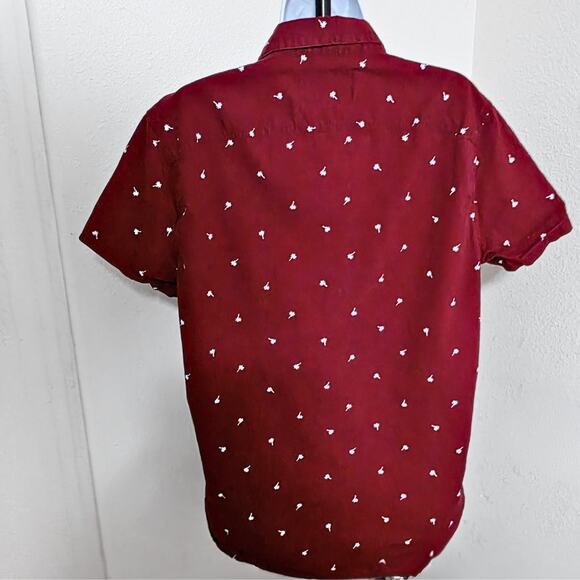 Hollister Epic Flex Button-Down Short-Sleeve Shirt - Picture 4 of 5